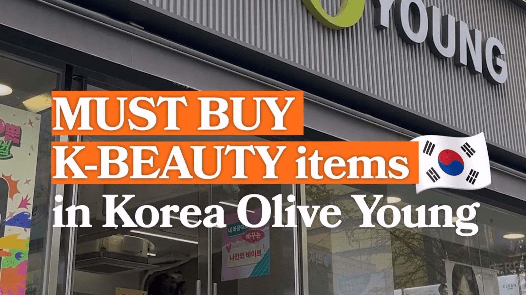 MUST BUY K-BEAUTY Items in Korea Olive Young