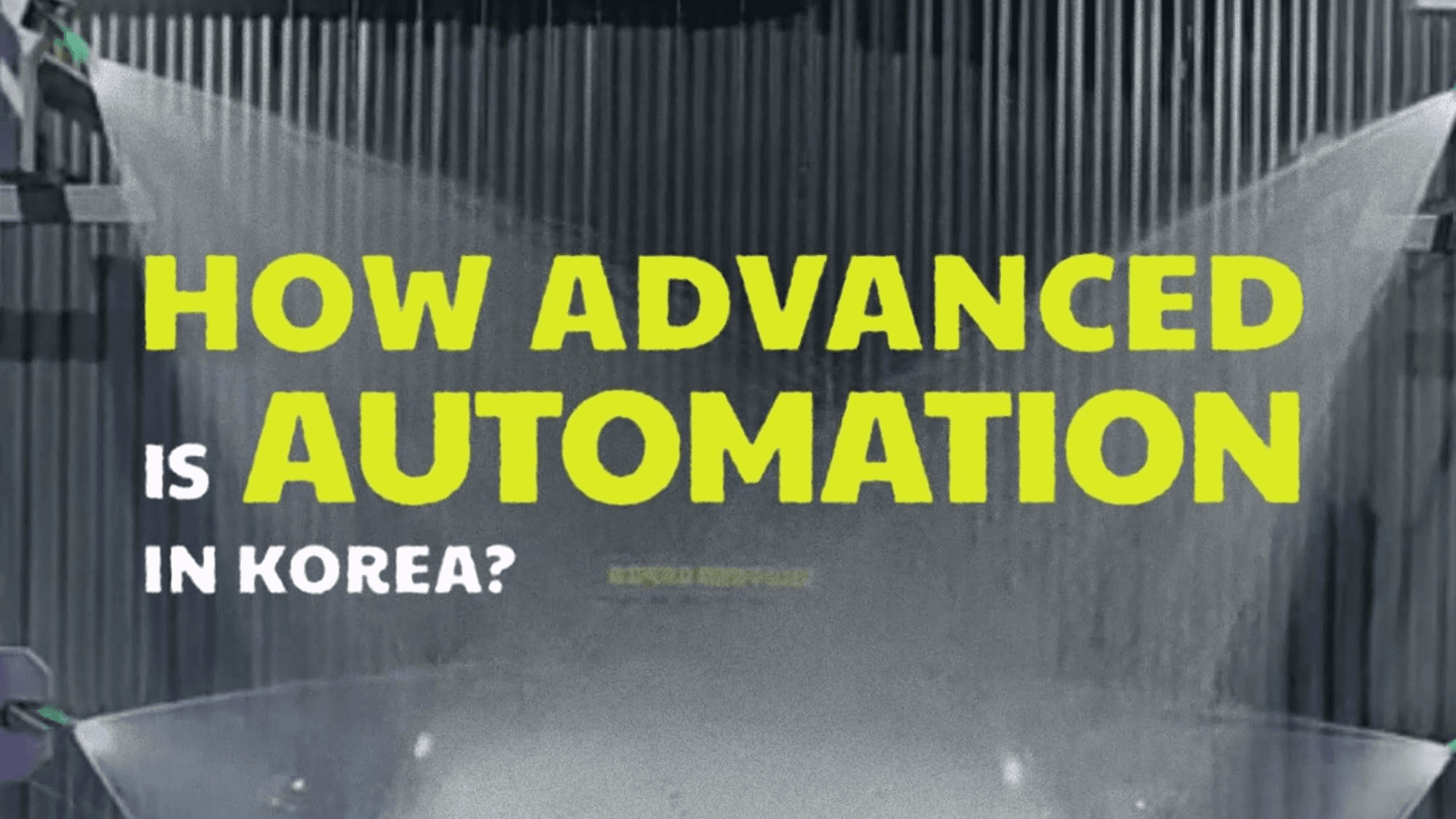 Discover Korea's Automated Innovations: From Ramen Machines to Car Washes